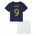 Billige Frankrike Olivier Giroud #9 Hjemmetrøye Barn VM 2022 Kortermet (+ korte bukser)